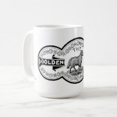 Die goldene Fleece-Tasse Kaffeetasse (Vorderseite Links)