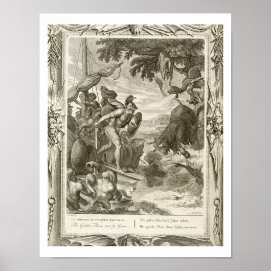Die Goldene Fleece von Jason (Gravur) Poster (Vorne)
