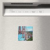 Die Goldene Gate Bridge - Magnet (In Situ (Geschirrspüler))