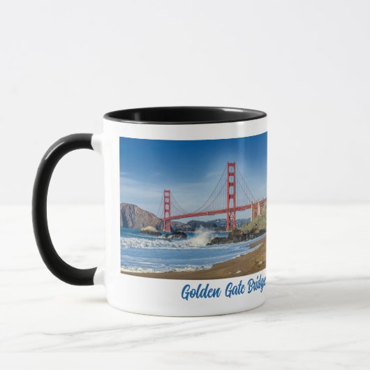 Die goldene Gate Brige von San Francisco, Tasse (Links)
