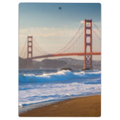 Die goldene Gate-Brücke vom Baker Beach Klemmbrett (Rückseite)