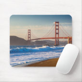 Die goldene Gate-Brücke vom Baker Beach Mousepad (Mit Mouse)