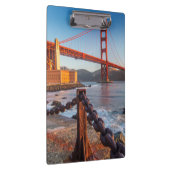 Die goldene Gate-Brücke von Fort Point Klemmbrett (Rechts)