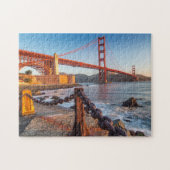 Die goldene Gate-Brücke von Fort Point Puzzle (Horizontal)