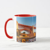 Die goldene Gate-Brücke von Fort Point Tasse (Links)