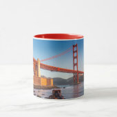 Die goldene Gate-Brücke von Fort Point Tasse (Zentrum)