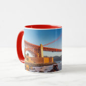 Die goldene Gate-Brücke von Fort Point Tasse (Vorderseite Links)