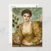 Die Goldene Hexe | George R. Chapman Postkarte (Vorne/Hinten)