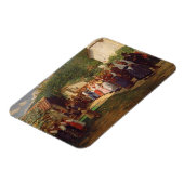 Die Goldene Hochzeit (Öl auf Leinwand) Magnet (Linke Seite)