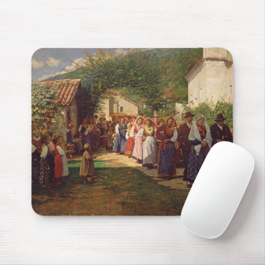 Die goldene Hochzeit (Öl auf Leinwand) Mousepad (Mit Mouse)