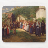 Die goldene Hochzeit (Öl auf Leinwand) Mousepad (Vorne)