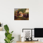 Die Goldene Hochzeit (Öl auf Leinwand) Poster (Heimbüro)
