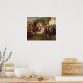Die Goldene Hochzeit (Öl auf Leinwand) Poster (Küche)
