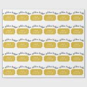 Die goldene Karte Geschenkpapier (Flach)