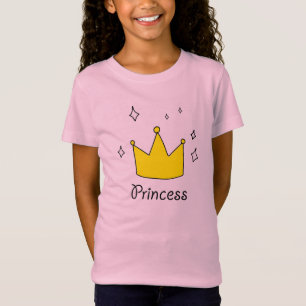 Die goldene Krone der Prinzessin.Niedlich T-Shirt
