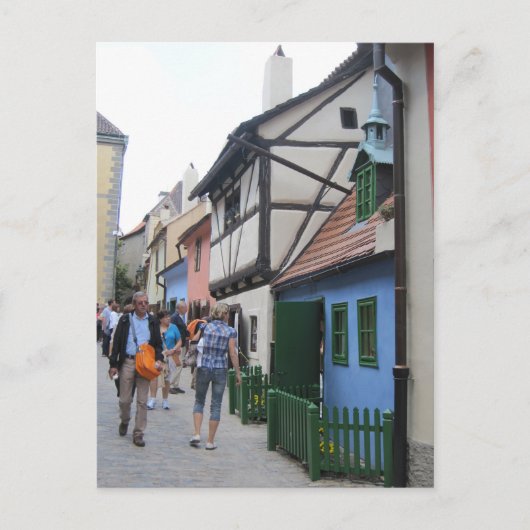 Die goldene Lane Postkarte (Vorderseite)