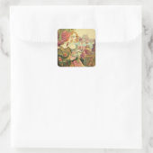 die Goldene Legende von 1897 von "L'Estampe Modern Quadratischer Aufkleber (Tasche)