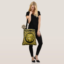 Die Goldene Medusa-Tote-Tasche