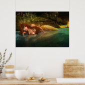 Die Goldene Meerjungfrau Poster (Küche)