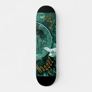 Die goldene Nugget-Falle Skateboard