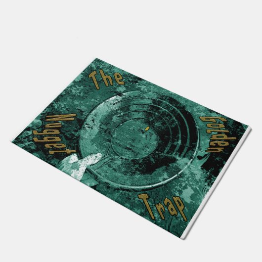 Die goldene Nugget-Falle vor der Tür Fußmatte (Schrägansicht)