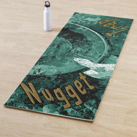 Die goldene Nugget-Falle Yogamatte (Beispiel)
