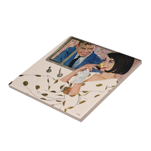 Die goldene Rose Fliese (Seite)