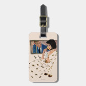 Die goldene Rose Gepäckanhänger (Vorderseite vertikal)