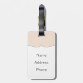 Die goldene Rose Gepäckanhänger (Rückseite vertikal)