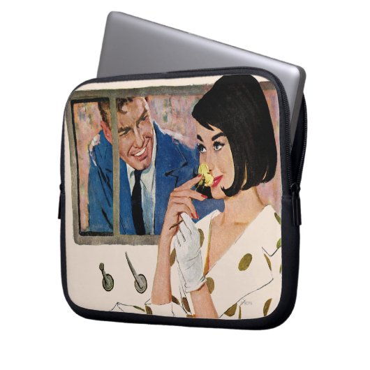 Die goldene Rose Laptopschutzhülle (Vorderseite Links)