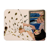 Die goldene Rose Magnet (Horizontal)