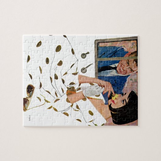 Die goldene Rose Puzzle (Horizontal)