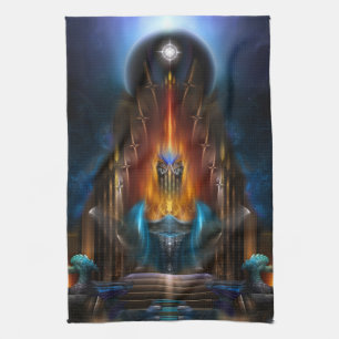 Die goldene Sicht auf Arsencia Küchentücher