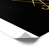 Die goldene Sigil Luzifers Poster (Ecke)