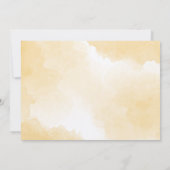 Die goldene Stunde Grace Foto & Monogramm Hochzeit Einladung (Rückseite)