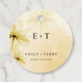 Die goldene Stunde Grace & Monogram Hochzeit Viele Geschenkanhänger (Vorderseite)