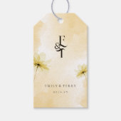 Die goldene Stunde Grace & Monogram Hochzeit Viele Geschenkanhänger (Vorderseite)