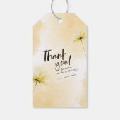 Die goldene Stunde Grace & Monogram Hochzeit Viele Geschenkanhänger (Rückseite)