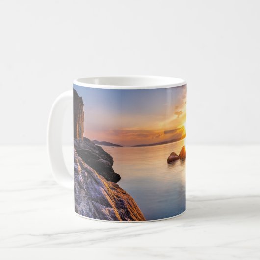 Die goldene Stunde Kaffeetasse (Vorderseite Links)