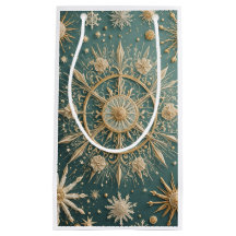 Die goldene Verkleidung des Winters: Eine Snowflak