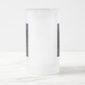 Die goldene Vision des Fraktals Arsencia Kunst Mattglas Bierglas (Mittel)