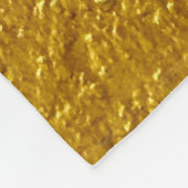 Die goldene Wandtextur ist abstrakt, alt, antike Fleecedecke (Ecke)