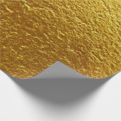 Die goldene Wandtextur ist abstrakt, alt, antike Geschenkpapier (Ecke)