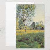 Die goldene Wiese (von Ferdinand Hodler) Briefpapier (Vorne/Hinten)