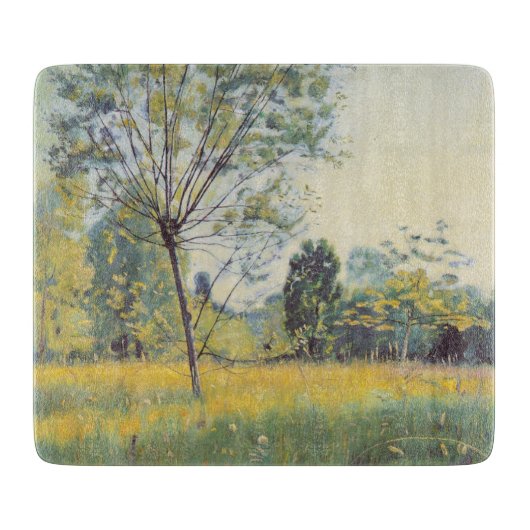 Die goldene Wiese (von Ferdinand Hodler) Schneidebrett (Vorderseite)