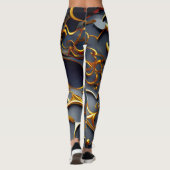 Die goldenen, arabischen Leggings (Rückseite)