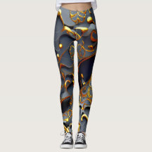 Die goldenen, arabischen Leggings