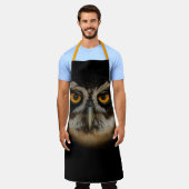 Die goldenen Augen eines spektakulären Eule Schürze (Getragen)