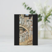 Die goldenen Treppen, Sir Edward Burne-Jones Postc Postkarte (Stehend Vorderseite)
