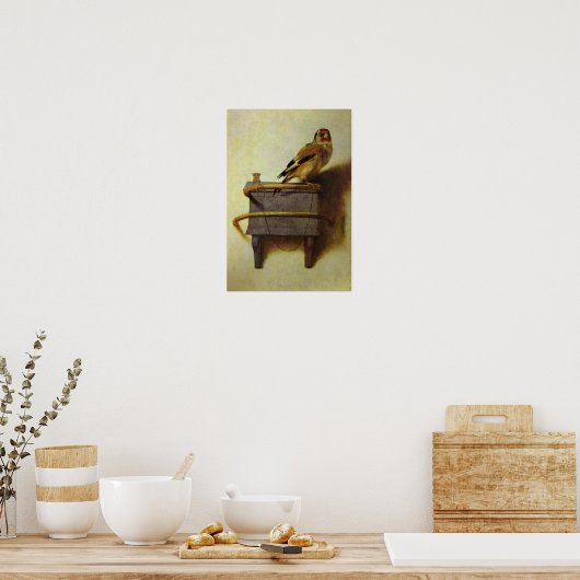 Die Goldfinch-Malerei Poster (Küche)
